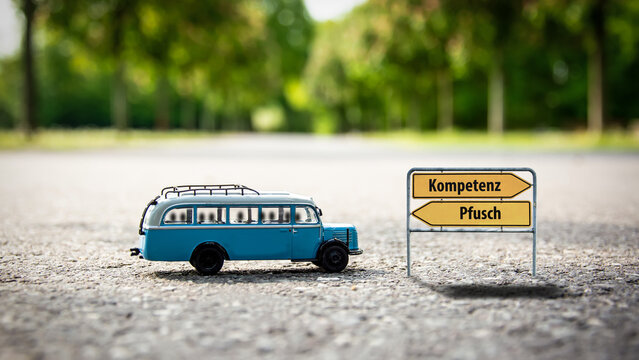 Signposts the direct way to competence versus bungling