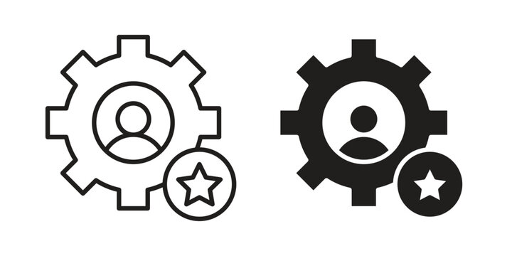 expert icon design vector. Flat and line vector Icon Design