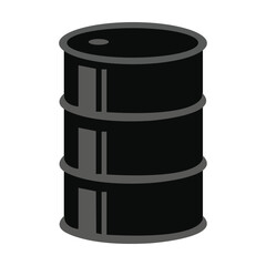 Black Barrel: A solitary black barrel stands as a symbol of industry, embodying power and essential materials in a world shaped by resource and production. © Rahed Ul Islam