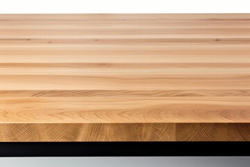Fototapeta premium Light brown oak wood surface providing a textured natural background for product displays