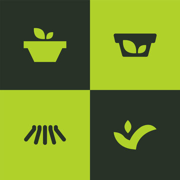 Minimalist Fresh Market Logo Bundle Modern Grocery Organic Food Store Brand Identity Clean Vector Set