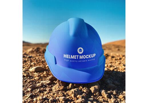 Construction Helmet Mockup
