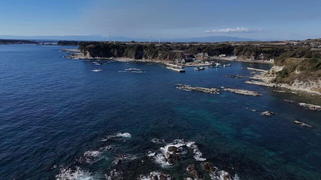 毘沙門漁港  - 神奈川県三浦市,日本