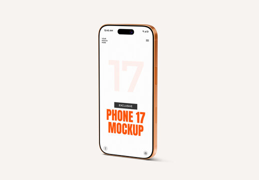 Smartphone 17 Mockup