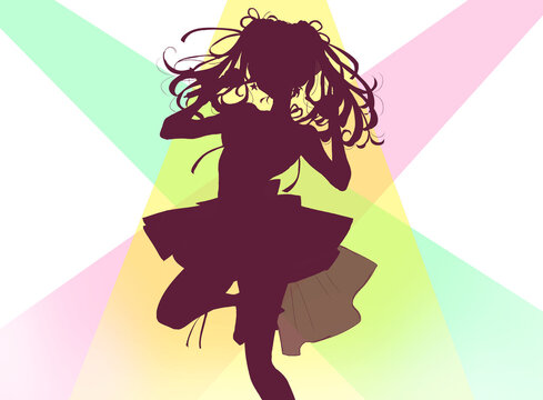 歌って踊るアイドル　ライト