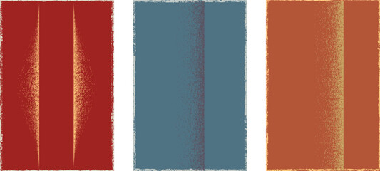 Fototapeta premium Abstract grain noise wave texture background with soft curved lines useful for posters, overlays. Minimal organic flow lines with subtle grainy texture. Fluid noised curves effect. Vector 