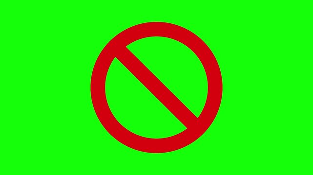 Prohibition: A vibrant graphic illustrates restriction, communicating a clear message of prohibition against specific actions or items.