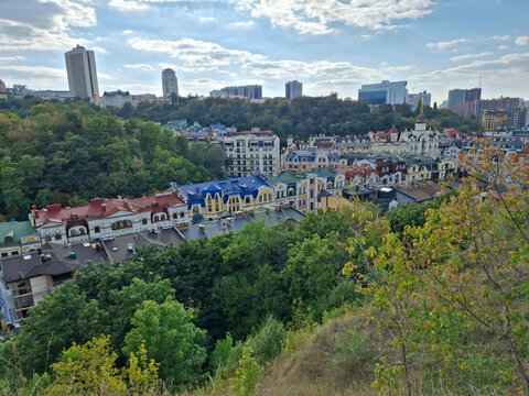Podil, the city of Kyiv, the capital of Ukraine