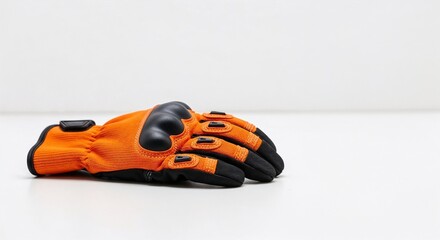 Naklejka premium High-Visibility Tactical Safety Glove