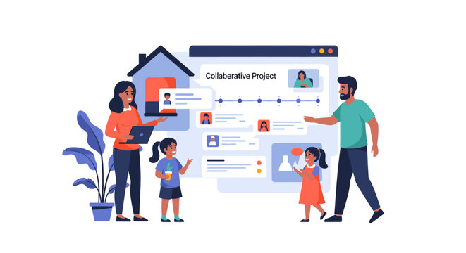 Minimalist design featuring abstract blue forms against a white backdrop. Evokes creativity, modern aesthetics, and can be used for digital marketing 