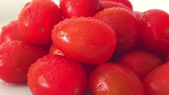 Fresh cherry tomatoes for snacking or cooking