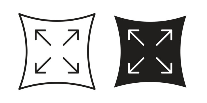Elasticity icon for graphic and web design. EPS10