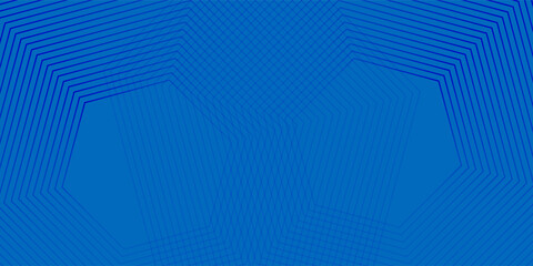 Obraz premium Abstract Hexagon Blue Tech Finance Fintech Background design line digital square system abstract good art graphic