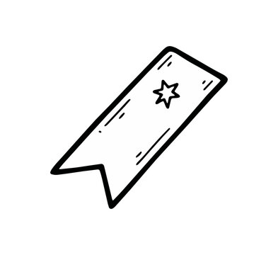 Bookmark with star icon for conceptual design