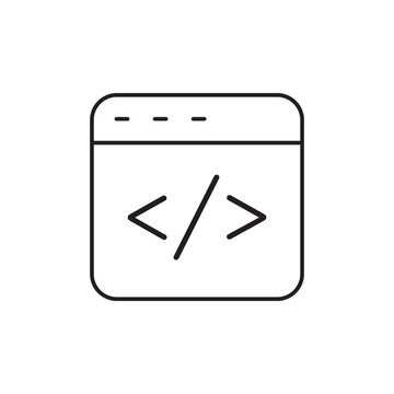 Technical SEO frontend clean HTML code tag line icon