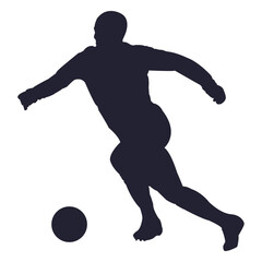 Obraz premium Football player silhouette 2
