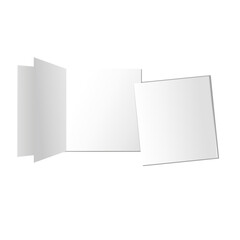 Fototapeta premium Multifold blank cards