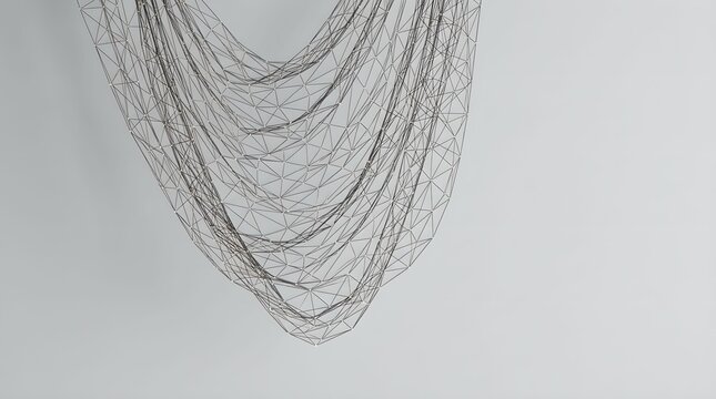 Economic downturn graph folding downward collapse concept