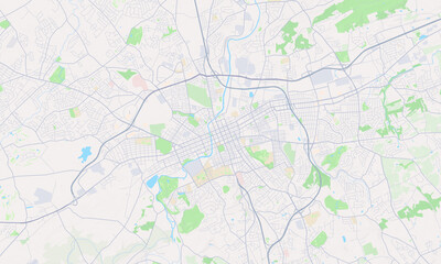 Obraz premium York Pennsylvania map