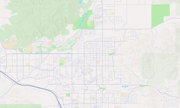 Yucaipa California map