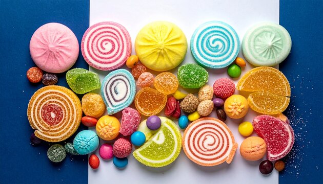 colorful easter eggs on white background