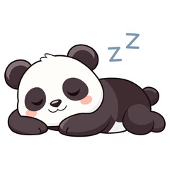 Sleeping panda bear cub  © Minahil