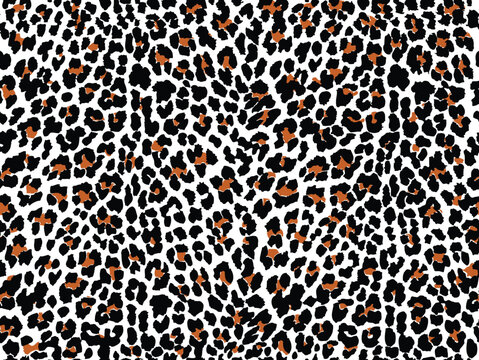 Leopard Print Texture: A mesmerizing pattern showcasing the iconic spotted design, creating a sense of exotic allure and wild beauty.