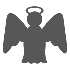 Fototapeta premium Winged angel icon