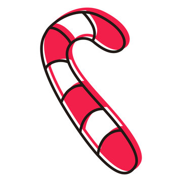 Candycane cartoon icon 17