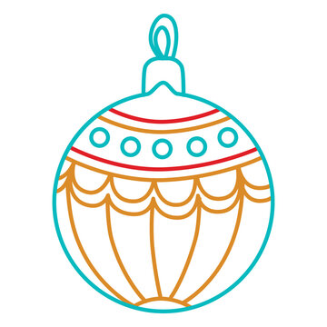 Christmas ball stroke icon 205