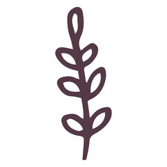 Obraz premium Olive branch hand drawn icon 9