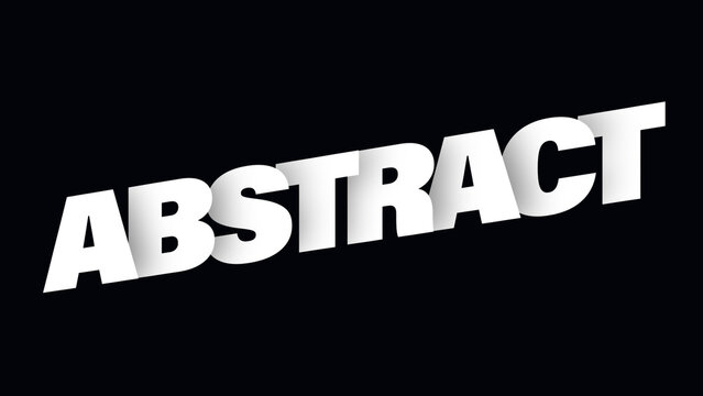 Abstract Animated Typography | Minimal Clean Corporate Text Animations for Universal Video Projects