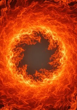 Abstract background showing massive, swirling orange and red flames representing uncontrolled rage and powerful, destructive heat, pattern, blaze, detail