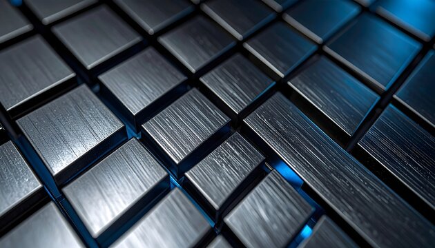 Brushed Titanium Anisotropic Surface with Right Copy Space for Quantum Computing Tech