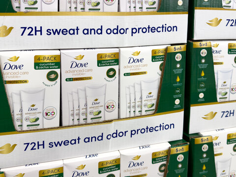 Dove Advanced Care Invisible cucumber and cactus water deodorant