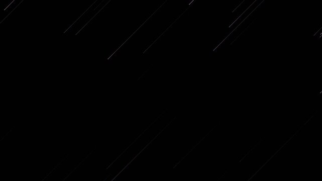 Starfall Digital Effect Overlay Stock Footage 009