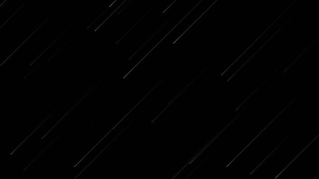Starfall Digital Effect Overlay Stock Footage 008