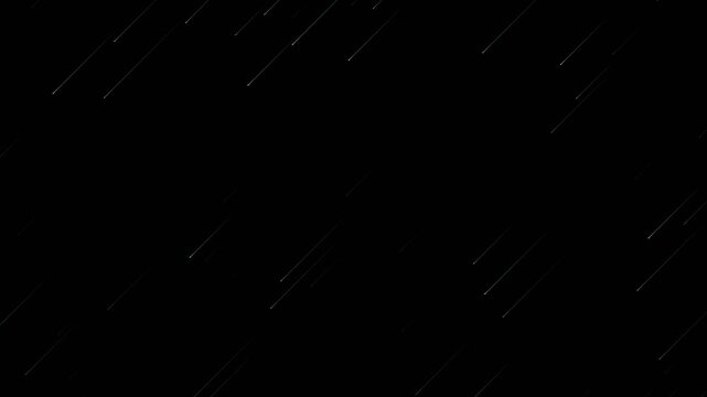 Starfall Digital Effect Overlay Stock Footage 003