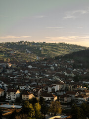 Obraz premium view of the city of the city