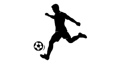 football player silhouette © Adam