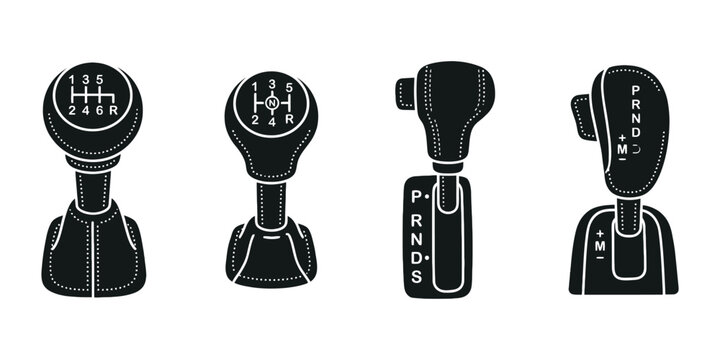 Manual and automatic car gear shifters manual transmission