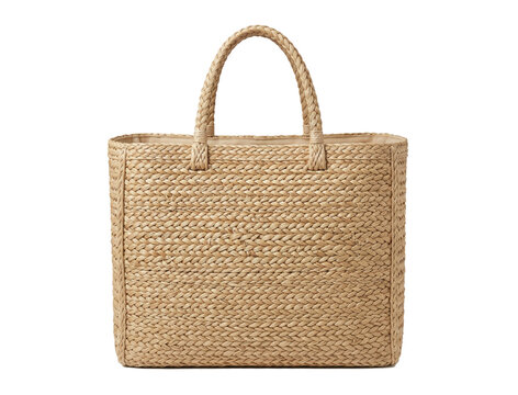 Handmade straw woven tote bag for summer fashion
