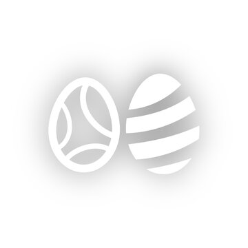 Easter eggs Silhouette