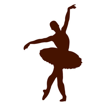 Ballet dancer posing tutu