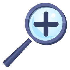 Obraz premium Zoom in icon
