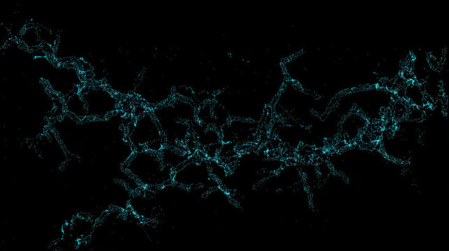STORM Microscopy Reconstruction of a Stochastic Cytoskeletal Network - Single Molecule Localization