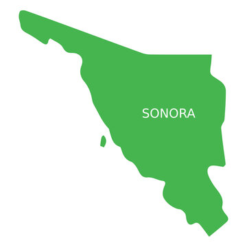 Sonora state map