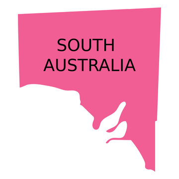 South australia state map