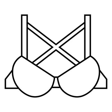 Crossback push up bra stroke