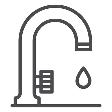 Kitchen sink stroke icon
